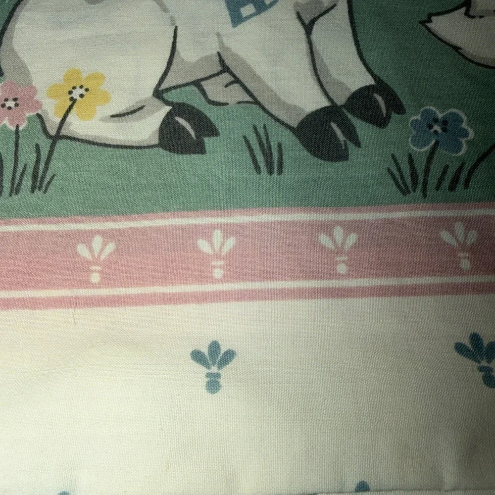 VTG Fieldcrest Howard Kaplans French Barn Pig Full Size 4 Piece Sheet Set